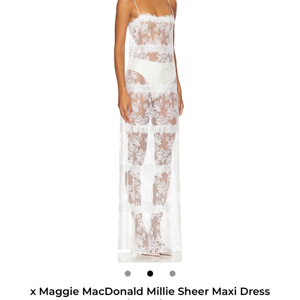 Lovers + Friends White Maxi Dress